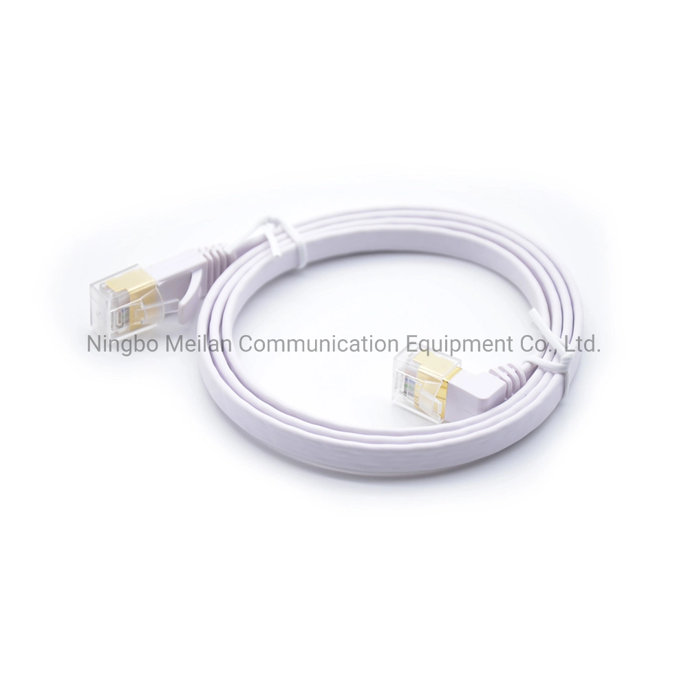 Cat. 5e 4pr 24AWG LAN Cable STP Type Flat Network Cable High Quality Patch Cord