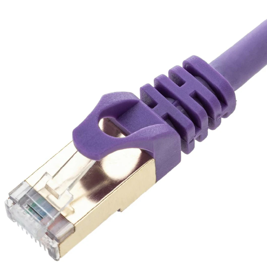 S/FTP Cat8 RJ45 Network Patch Cord 40Gbps 0.5m for Data Communication