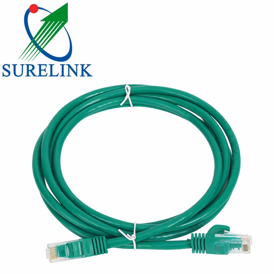 8p8c Ethernet Patch Cord Computer RJ45 Plug Connector Shielded or Unshielded Cat5e CAT6 CAT6A Cat7 Flat Network Patch Cord