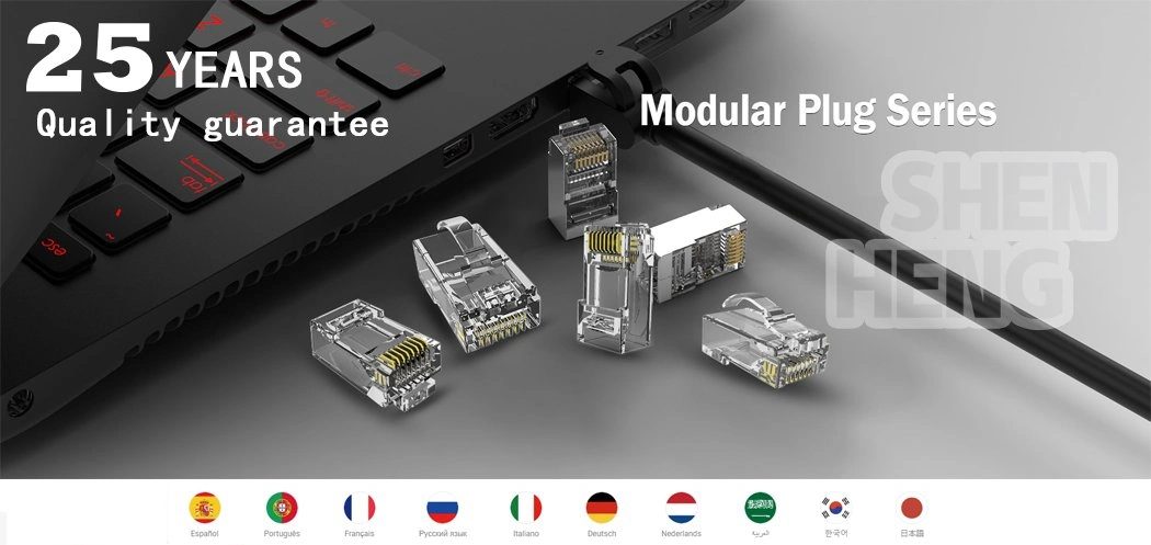 Shielded/UTP Cat. 6 RJ45 Connector Modular Plug