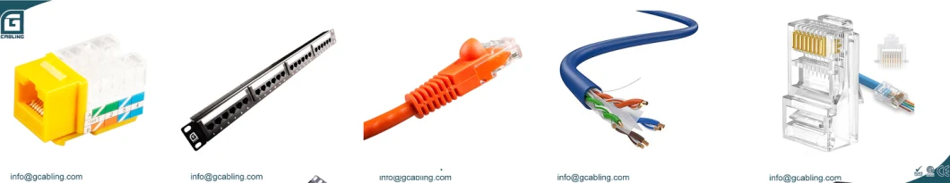 Gcabling 8p8c RJ45 CAT6 CAT6A Cat5e Network Plug UTP CAT6 Ethernet Connection RJ45 Modular Plug