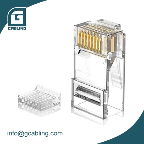 Gcabling 100 Stück/Box Ethernet RJ45 Stecker CAT6 Cat7 8p8c RJ45 Modularstecker UTP RJ45 Cat 6 Stecker RJ45 Stecker