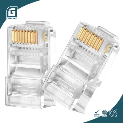 Gcabling RJ45 Netzwerkstecker CAT6 CAT6A Ethernet Modularstecker UTP RJ45 Modularstecker