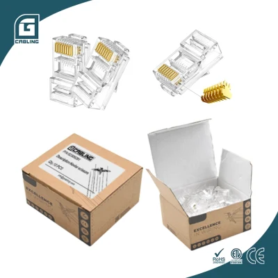 Gcabling CAT6 CAT6A UTP RJ45 8p8c Ethernet Modular Uhshield Cat5e CAT6 CAT6A RJ45 Netzwerkstecker