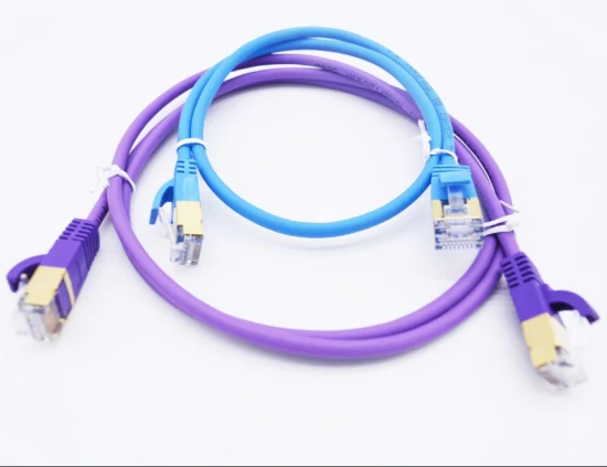 Ultradünnes, superschlankes CAT6A Cat7 STP-Patchkabel-Patchkabel