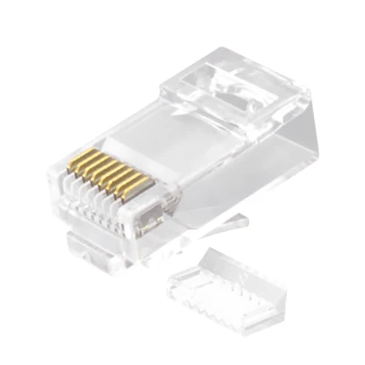 CAT.6 RJ45 8P8C Modularstecker ungeschirmt (UTP) Netzwerkanschlüsse 2-teiliges Kit