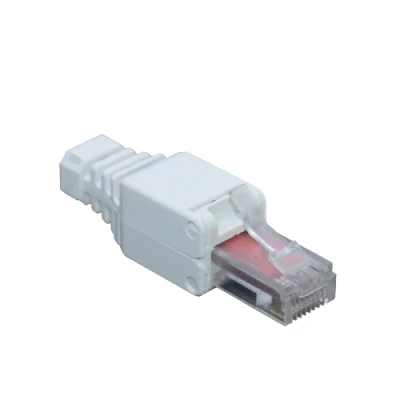 UTP Kunststoff Pacat5e CAT6 Cat 7 Werkzeuglose einfache modulare RJ45-Stecker