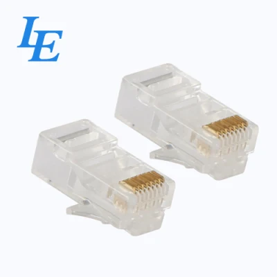 Le CAT6 Cat-Kabelanschlüsse RJ45-Modularstecker