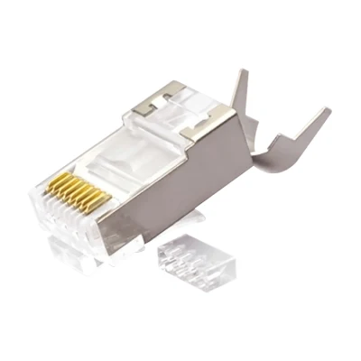 CAT.7 RJ45 8P8C Modularstecker, geschirmt (FTP), Netzwerkanschlüsse, 2-teiliges Kit