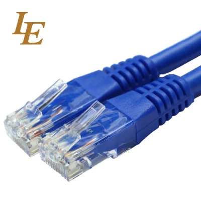 CAT6 Cat5e CAT6A F/UTP PVC-Mantel 24 AWG Netzwerkkabel-Patchkabel