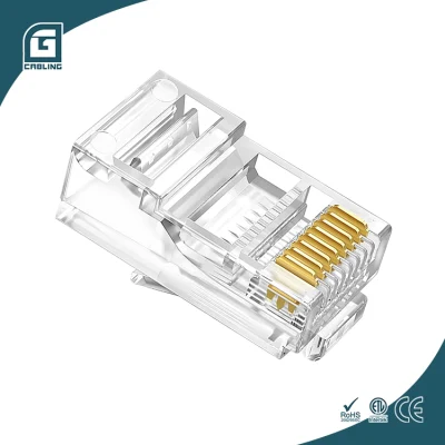 Gcabling CAT6 CAT6A RJ45 Unshield Netzwerkstecker 8p8c UTP RJ45 CAT6 CAT6A Cat5e Ethernet Modularstecker