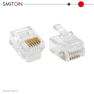 UTP-Telefonkabel, Rj12-Anschluss, 6p6c, Rj12-Modularstecker